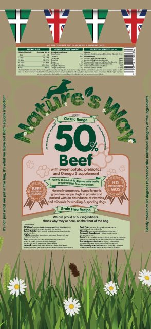 Nature's Way Nature's Way Classic Working Dog Beef