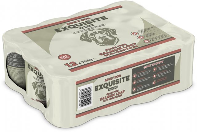 Exquisite Adult Dog Food Salmon Loaf 395g 12 Pack