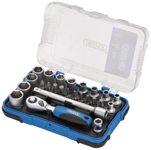 Draper Draper Socket Set 1/4" Square Drive 25 Piece