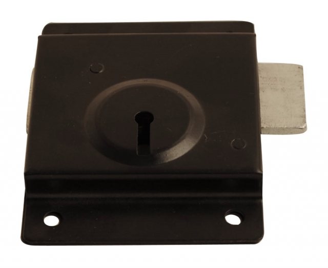 IronCore IronCore Press Shed Lock 75mm Black