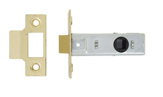 IronCore IronCore Tubular Mortice Latch Lock Brass Plated