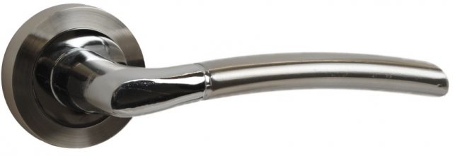 IronCore IronCore Solar Door Lever 52mm Satin/Polished Chrome