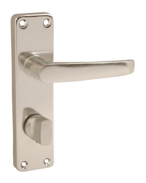 IronCore IronCore Bathroom Door Lever 150mm Aluminium