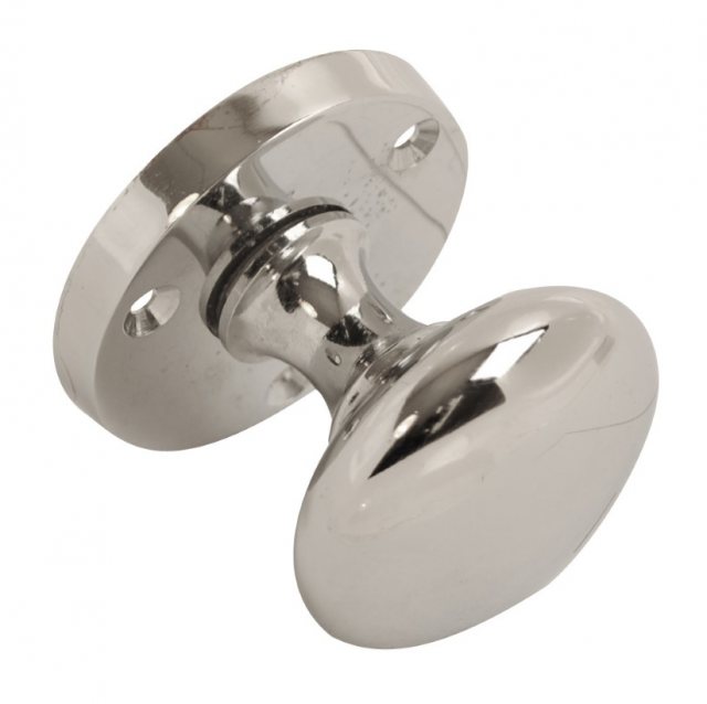 IronCore IronCore Round Door Knob Pair 60mm