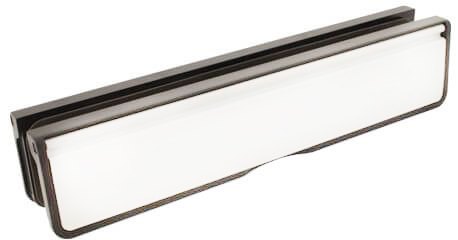 IronCore IronCore UPVC Letter Plate 300mm White