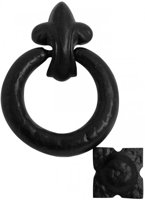 IronCore IronCore Ring Door Knocker 125mm Black
