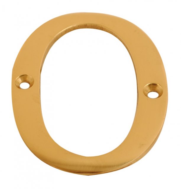 IronCore IronCore House Number 75mm Brass