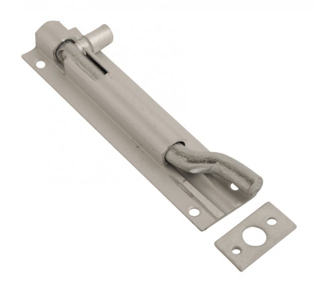 IronCore IronCore Necked Door Bolt 75mm Aluminium