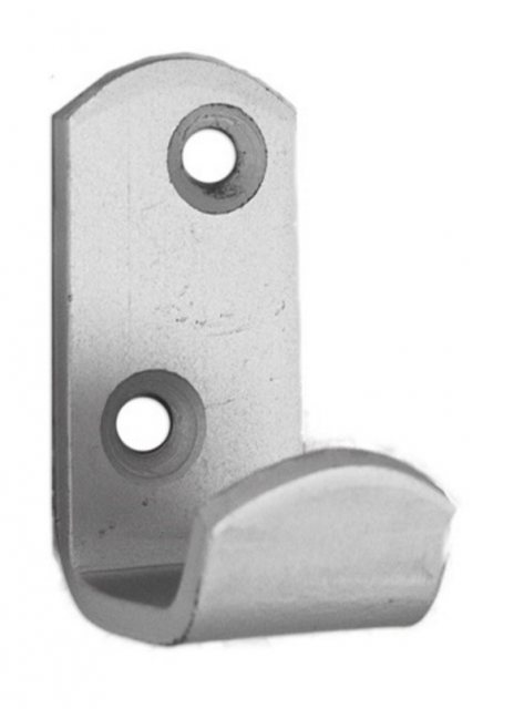 IronCore IronCore Coat Hook 50mm 2 Pack Aluminium