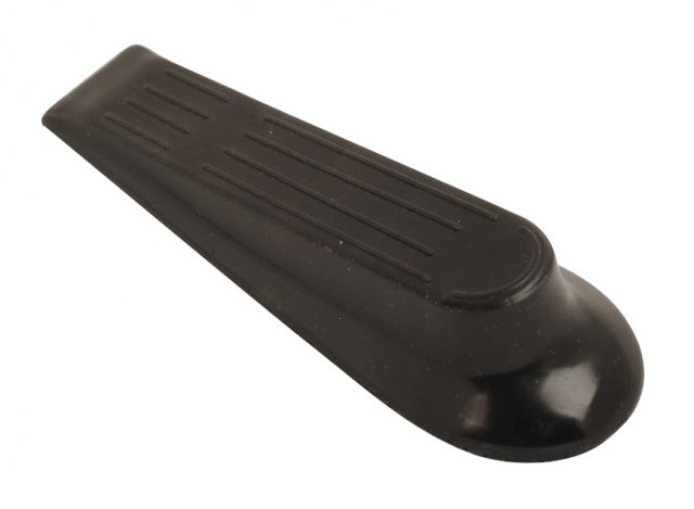 IronCore IronCore Doorstop Wedge 110mm 2 Pack Black PVC