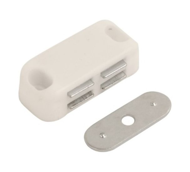 IronCore IronCore Magnetic Catch 40mm White Plastic