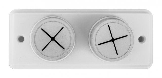 IronCore IronCore Double Towel Holder White