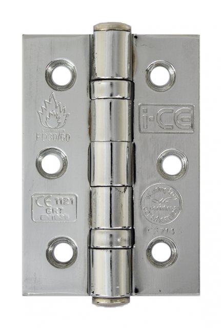 IronCore IronCore Button Tip Butt Hinge Pair 75mm