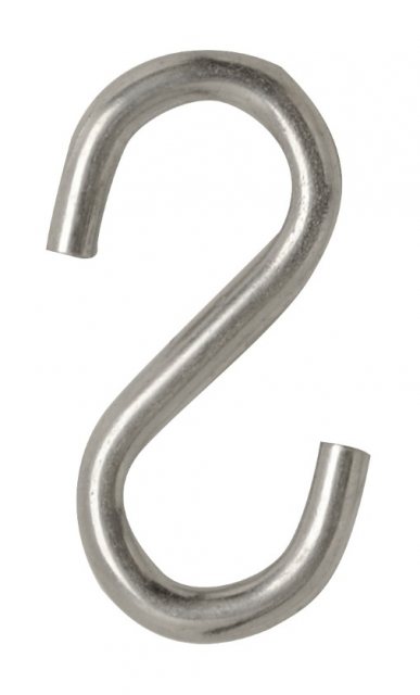 IronCore IronCore S Hook 55mm x 6mm 2 Pack Zinc Plated