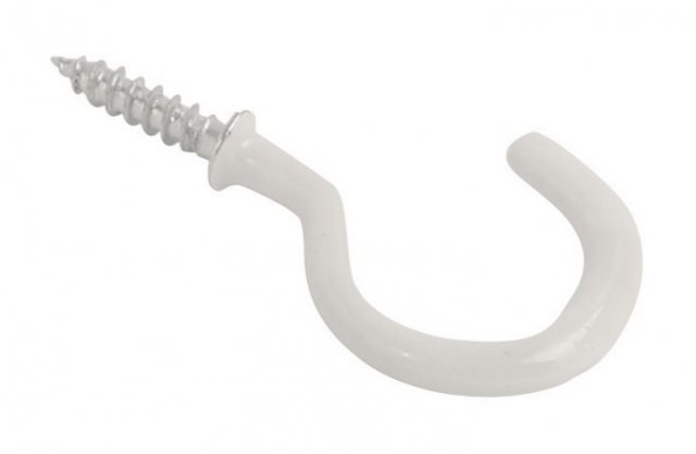 IronCore IronCore Shouldered Cup Hook 5 Pack White