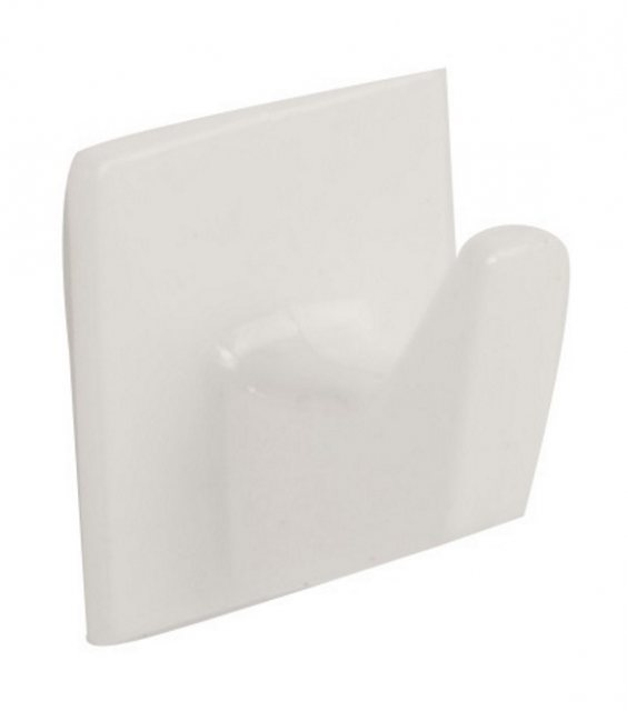 IronCore IronCore Self Adhesive Hook Small 4 Pack White