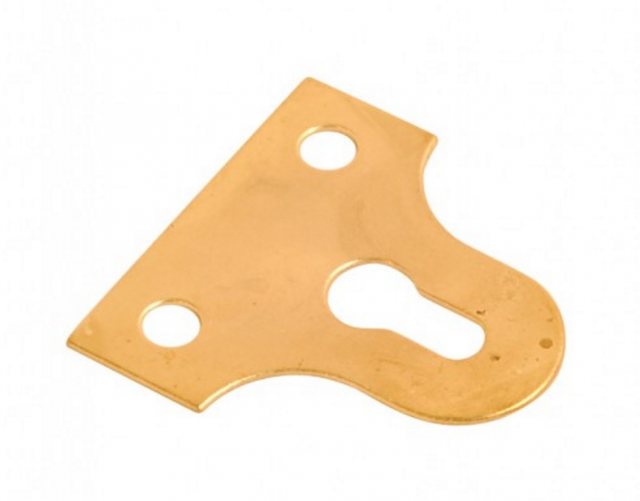 IronCore IronCore Hanging Plate 2 Pack Slot Brass Plated
