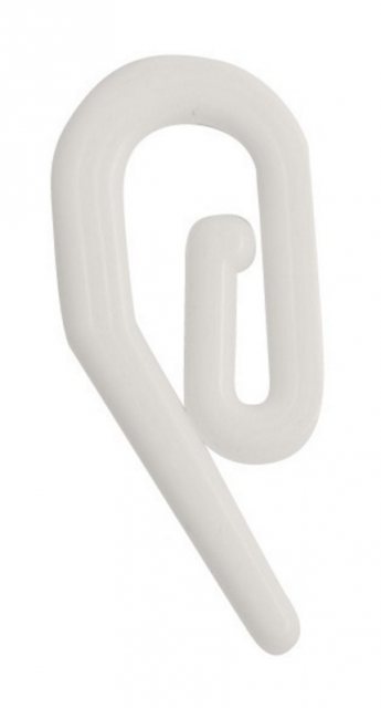 IronCore IronCore Plastic Curtain Hook 25 Pack