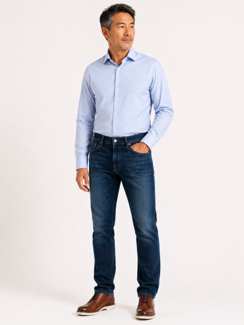 Carabou Carabou Mens RV11 Jeans Stonewash