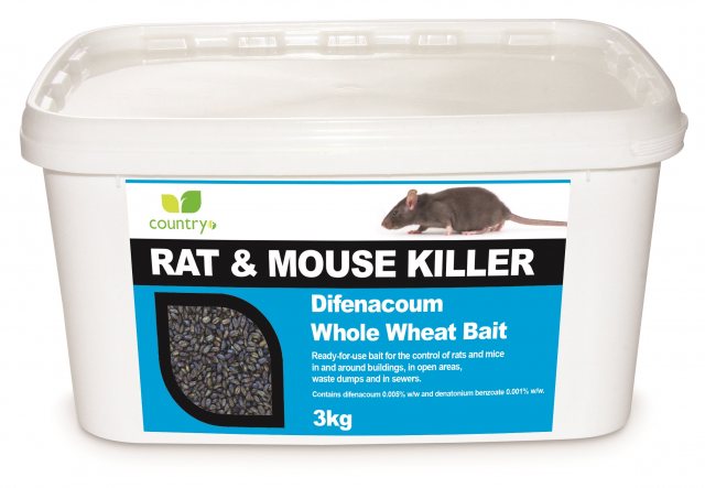 Country UF Difenacoum Whole Wheat Bait 3kg