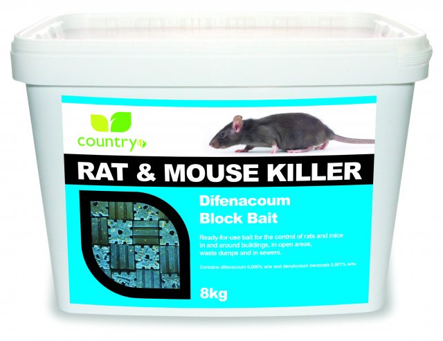 Country UF Difenacoum Block Bait 3kg