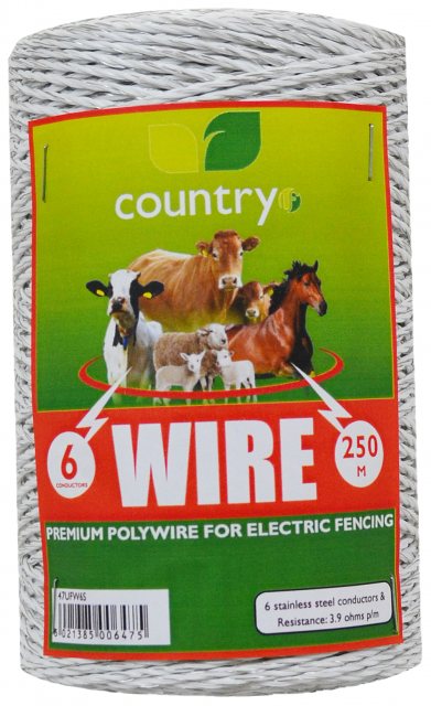 Country UF Country UF 6 Strand Polywire 250m