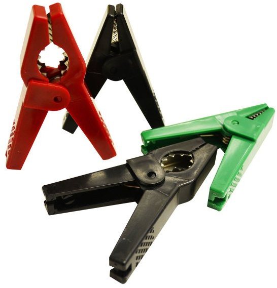 Hotline Large Crocodile Clips 4 Pack