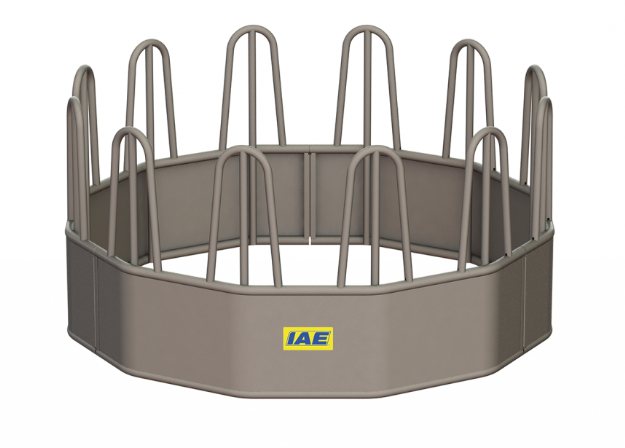 IAE Galvanised Tombstone Cattle Ring Feeder