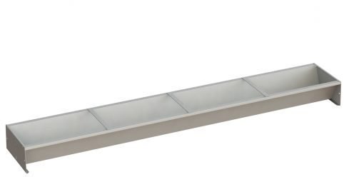 IAE Galvanised Cattle Trough 9'