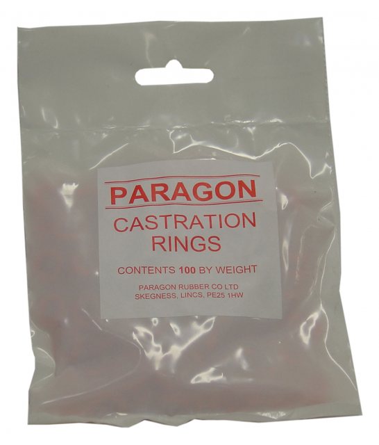 Paragon Livestock Castration Rings 100 Pack