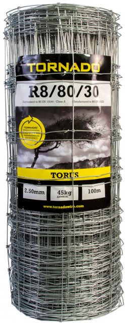 Tornado Torus Stock Wire R8-80-30 100m