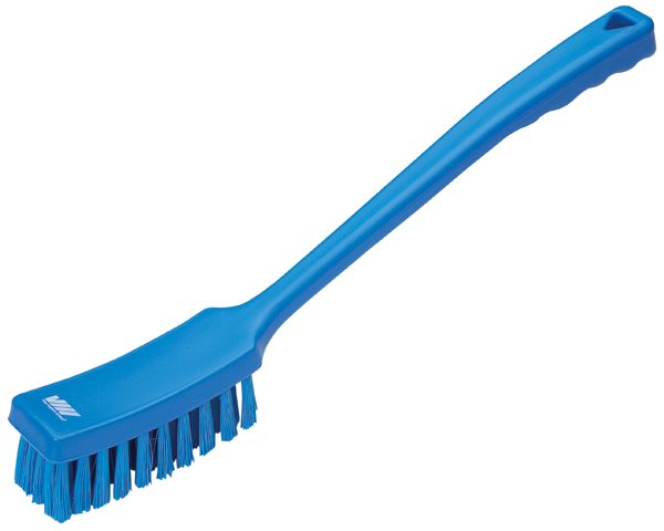 Long Handled Blue Bristle Churn Brush
