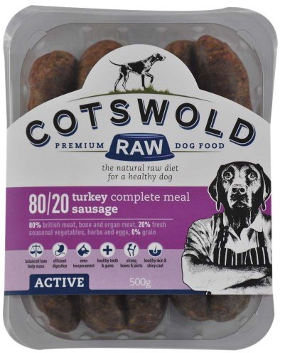 Cotswold Adult Turkey Sausage Complete Meal