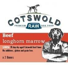 Cotswold Raw Beef Longhorn Marrow Bone 3 Pack