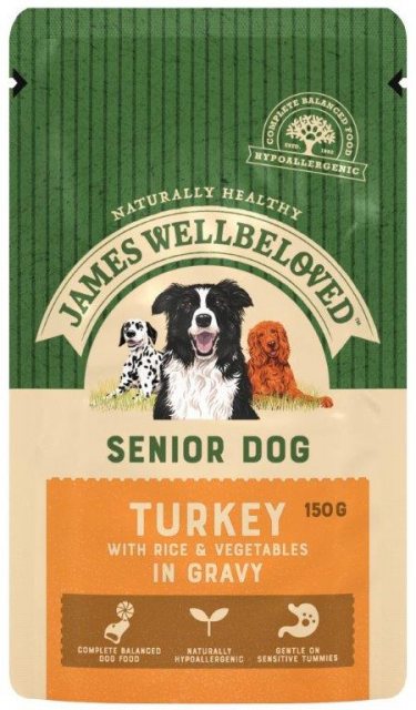 JWB James Wellbeloved Senior Turkey 10 x 150g