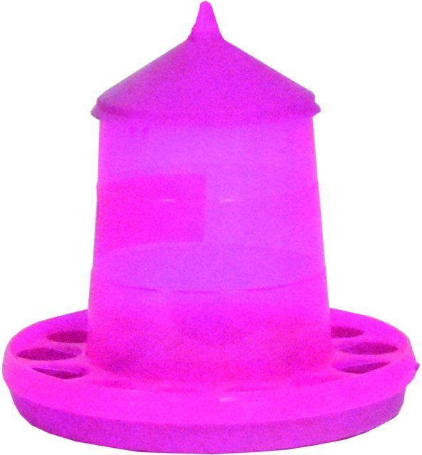 Hot Pink Chicken Feeder