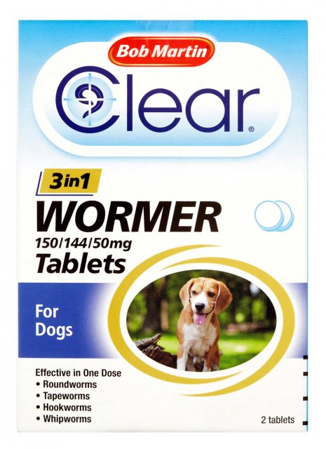 Wormer Tablets 3 In 1 Dog 2Pk