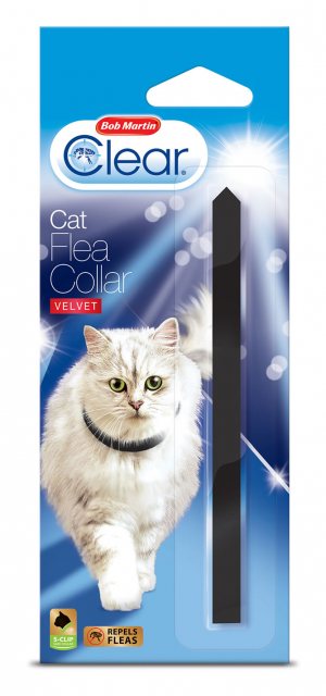 Bob Martin Fleaclear Cat Collar Velvet