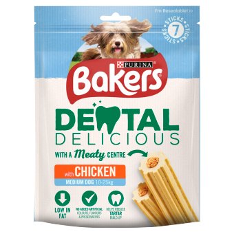 Bakers Chicken Dental Treat Medium 200g