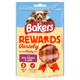 BAKERS Bakers Rewards Variety With Beef, Chicken & Lamb 100g