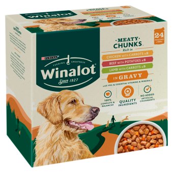 WINALOT Winalot Beef, Chicken & Lamb In Gravy 100g