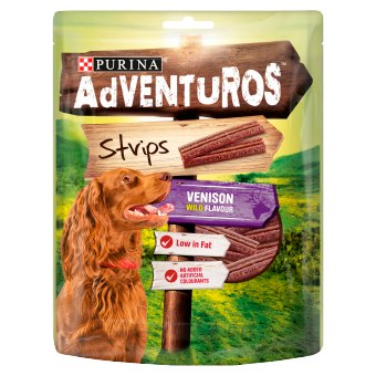 Nestlé Purina Adventuros Venison Strips 90g