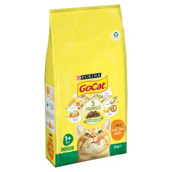 Go Cat Go-Cat Indoor Chicken, Turkey & Vegetables 2kg