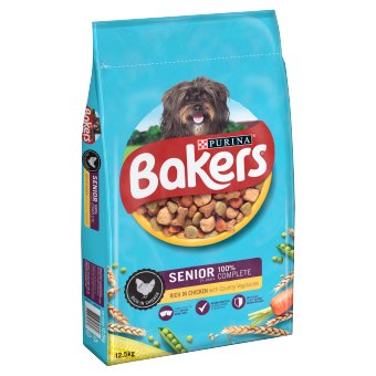 BAKERS Bakers Senior Chicken With Vegs Dry Dog Food 12.5kg