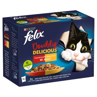 Felix  Felix Doubly Delicious Meat Selection 100g