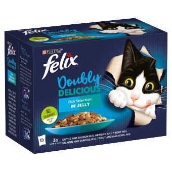 Felix  Felix Doubly Delicious Fish Selection 100g