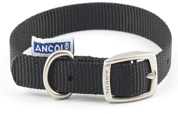 ANCOL Black Nylon Collar