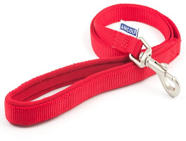 Ancol Ancol Red Nylon Lead 1m