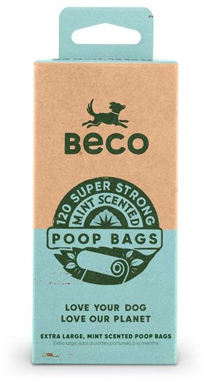 Beco Mint Poo Bags 120 Pack