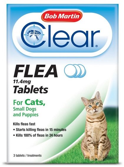 Bob Martin Fleaclear Cat & Small Dog 3 Tablets